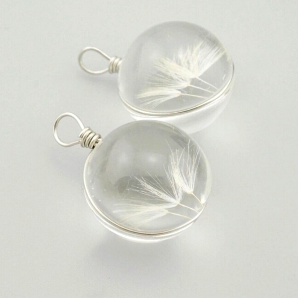 16 Dandelion Pendants